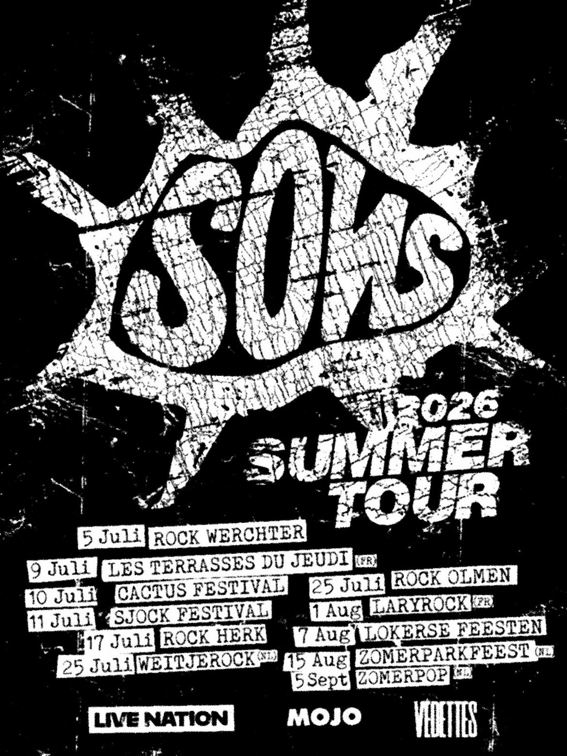 SONS Summer Tour 2026
